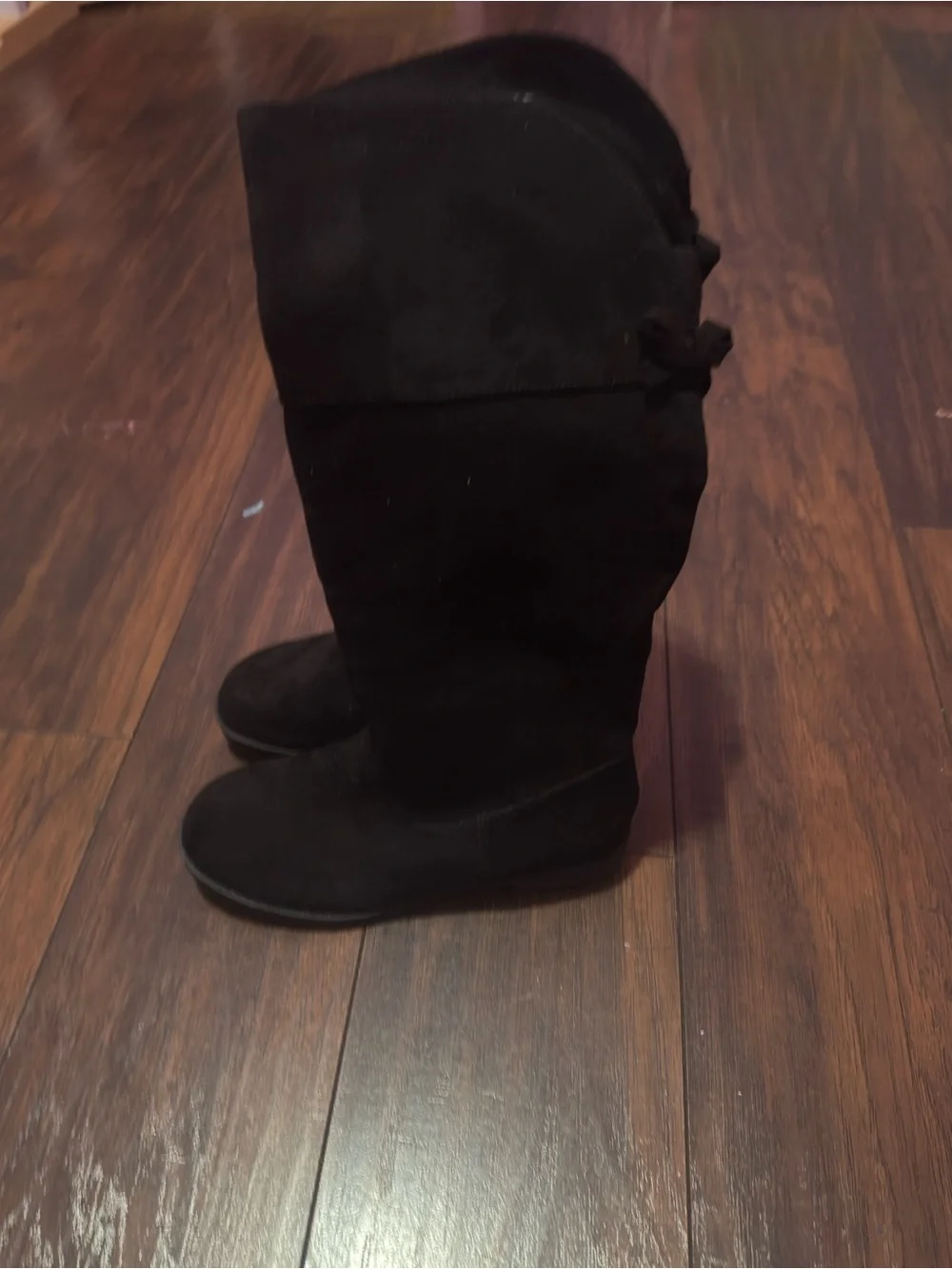Target Black Over-the-Knee Women's Boots with Side Zipper